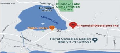 Map showing the office location